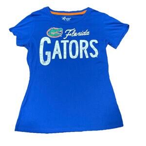 Blue Florida Gators Short Sleeve Shirt. Women’s 4Her Size Medium